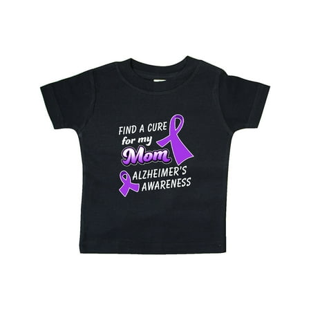 

Inktastic Alzheimer s Awareness Find a Cure for my Mom Gift Baby Boy or Baby Girl T-Shirt