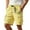 Yellow, variant on JTieacloth Cargo Shorts for Men European And Solid Color Pocket Buckle Men's Casual Loose Comfortable Trendy Sports And Fitness Shorts,Black