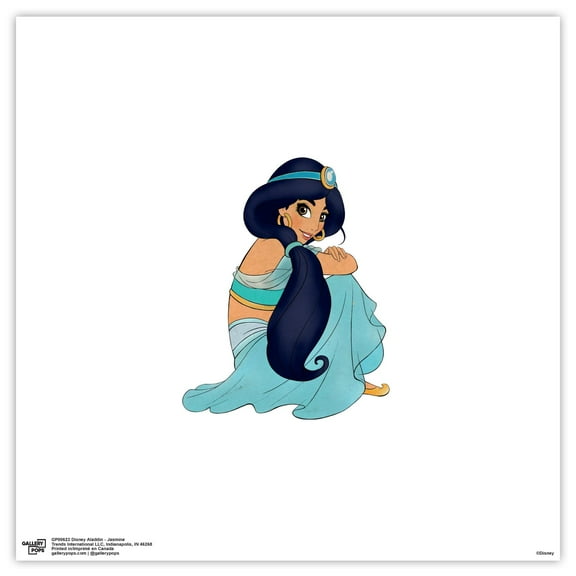 Gallery Pops Disney Aladdin - Jasmine Wall Art, Unframed Version, 12" x 12"