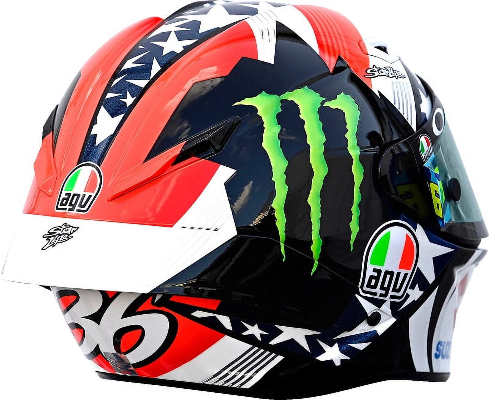 agv 2021 helmets AGV Pista GP RR Limited Edition Mir Americas 2021 Helmet Multi (ML, Black  Multi)