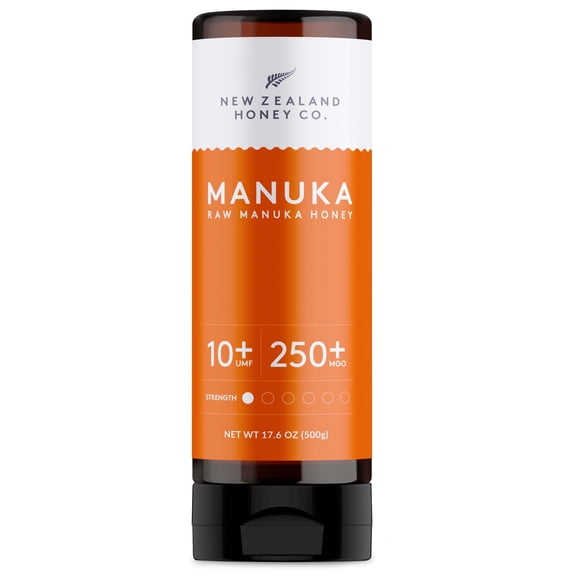New Zealand Honey Co. Manuka Honey UMF 10 | MGO 250 Squeezy Bottle 17.6 oz / 1.1 lb (500g)