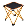 thumbnail image 1 of Tabouret de Camping Léger Chaise Pliante Portable pour Pêche Randonnée Jardinage Or, 1 of 10