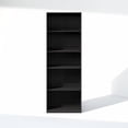 thumbnail image 6 of Furinno GEHRY 5-Tier Media Storage with AdJUSTable Shelves in Blackwood, 6 of 6