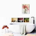 thumbnail image 6 of Eye-catching Pink Flowers Canvas Wall Art 12X16inch Abstract Bouquet in Vase Artwork Prints. Perfect Pink Floral Picture Poster for Teen Girl's Bedroom or Bathroom Decor, 6 of 7