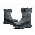 thumbnail image 5 of Winter Steel Toe Boots for Men Comfortable Insulated Warm Slip on Snow Boots anti slip Puncture Proof Men's Safety Toe Work Shoes for Industry Construction Outdoor, 5 of 6