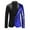 Blue, variant on Qiggri Sequin Blazers for Men's Color Block Peak Lapel Tuxedo Sparkly Patchwork Suit Jacket