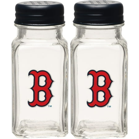 Boston Red Sox Glass Salt & Pepper Shakers