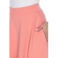 thumbnail image 2 of White Mark Women's Mid Length Fit and Flare Skirt, 2 of 4