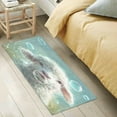 thumbnail image 5 of Cute Lamb Blow The Bubbles Plush Carpet Non Slip Runner Rug Absorbent Bath Mat 39" x 20", 5 of 8