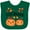 Green, variant on Inktastic Little Brother Pumpkins with Fall Leaves Boys Baby Bib