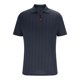 thumbnail image 5 of Blusa de Manga Corta para Hombre Bloque Botones de Color Turndown Collar Superior, Mezcla Transpirable de Rayón Poliéster para Al Aire Libre, 5 of 7
