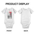 thumbnail image 3 of USA Flag Firefighter Axe Baby Clothes Bodysuit Infant Boy Girl Unisex, 3 of 5