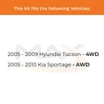 thumbnail image 2 of Max Advanced Brakes - Brake Kit for 2005-2007 2008 2009 Hyundai Tucson 2005-2008 2009 2010 Kia Sportage Front and Rear Replacement Disc Brake Rotors and Ceramic Brake Pads, 2 of 9