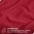 thumbnail image 3 of Bare Home Body Pillowcase - Envelope Closure - Ultra Soft - Double Brushed - Red, 3 of 6