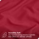 thumbnail image 3 of Funda de Almohada Corporal Bare Home Ultra Suave Doble Cepillado Rojo, 3 of 6