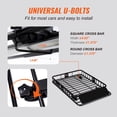 thumbnail image 6 of KFFKFF 51"x36"x5" Roof Rack Cargo Basket 200 LBS for SUV Truck with Luggage Bag, 6 of 10