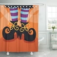 thumbnail image 1 of Cortina de ducha de Halloween ABPHQTO botas de bruja 152x180 cm, 1 of 2