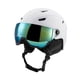 thumbnail image 1 of Casco de nieve, casco de esquí, protección para la cabeza, resistencia a impactos, cómodo para hombres y mujeres, casco de monopatín, casco de esquí 51 a 54cm, 1 of 8