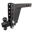 thumbnail image 2 of Bulletproof Hitches Trailer Hitch Ball Mount ED208 For 2 Inch Receiver; Lockable Lock Sold Separate; 30000 Pound Gross Trailer Weight; Adjustable 8 Inch Drop/8 Inch Rise; Non Swivel; Non-Extendable, 2 of 5