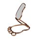 thumbnail image 1 of Soporte para teléfono móvil con forma de huella Anillo plegable Hebilla Palo retráctil, 1 of 1