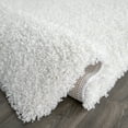 thumbnail image 4 of nuLOOM Janine Plush  Shag Area Rug, 2' 8" x 8', White, 4 of 9