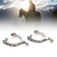 thumbnail image 4 of Spurs Decoración de Acero Boot inoxidable de Caballo de Caballo, Espuelas de Botas de Caballos, Doma de Competencia Ecosestre para Abrenamiento de Caballos Equestr, 4 of 7