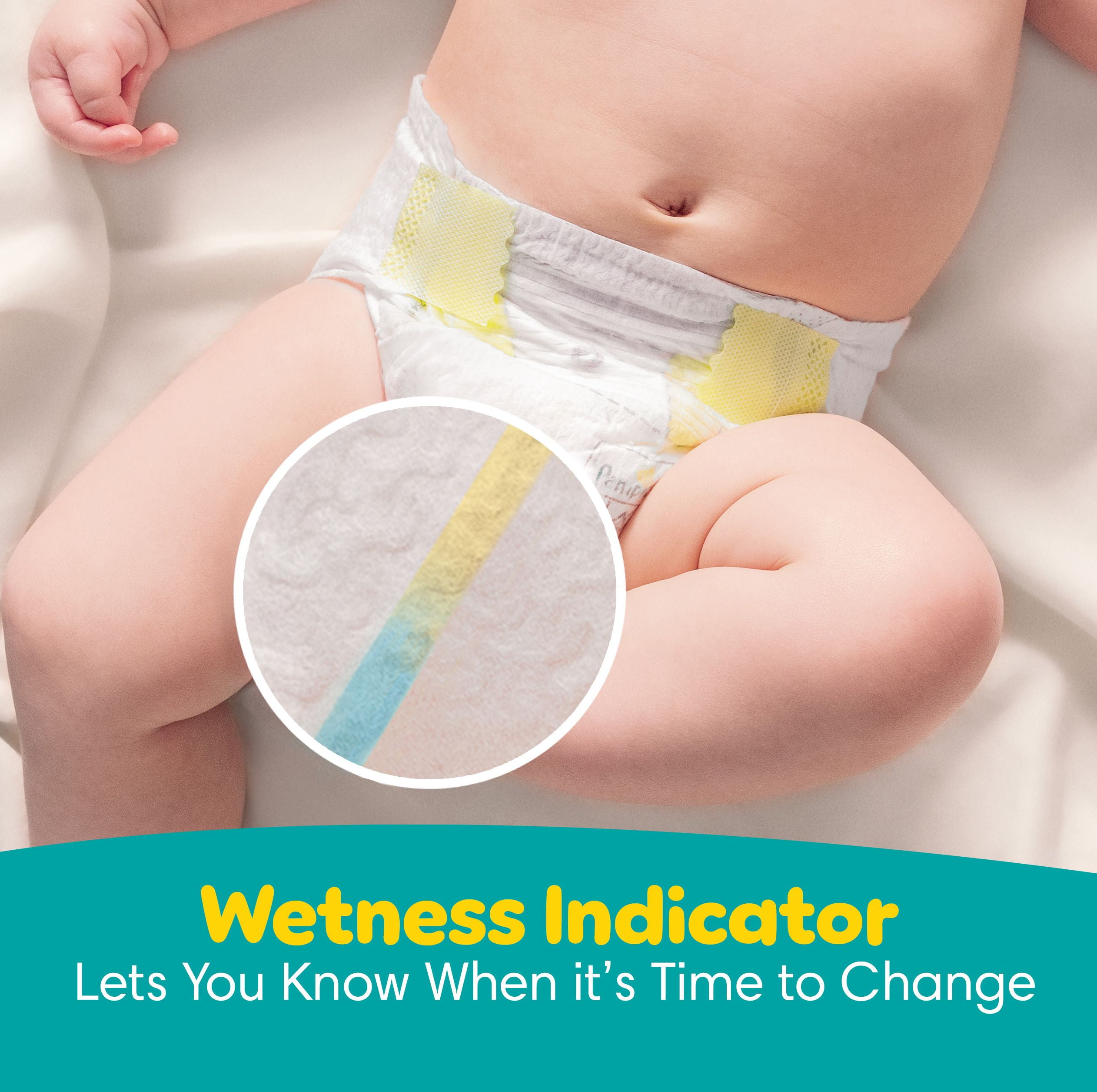 Couches Pampers Swaddlers, absorbantes, gardent bébé au sec et confortable, couche jetable pour bébé sans danger pour la peau, tailles 5 (9 à [20 à 37 lb])