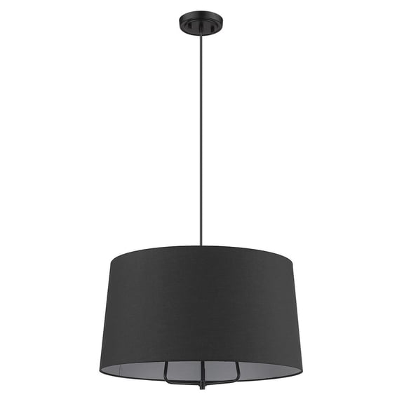 Trend Lighting TP30031BK Lamia 3-Light Matte Black Mini Pendant