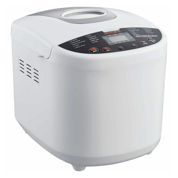Bread Maker 2LB, 19-in-1 Dough Machine with Gluten-Free Setting, Whole Wheat Bread Maker, Digital Programmable, 3 Loaf Sizes & Crust Colors