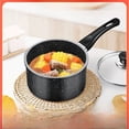 thumbnail image 2 of Non-Stick Maifan Stone Mini Pot 20cm (Lid Not Included) - Versatile Small Kitchen Pan for Baby Food, Milk, Noodles & Soup - Compact, Durable Cookware for Home, Dormitory Travel, 2 of 6