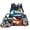 Fire Lightning Shark, variant on Bulopur Axolotl 4-Piece Kids Backpack Set for Girls 17 Inch Lightweight School Backpack with Lunch Bag, Pencil Case & Water Bottle Cover, Casual Daypack for 9-12 Years Old