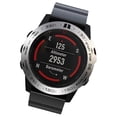 thumbnail image 4 of CIMAXIC Simple Watch Shell Useful Watch Protective Case Chic Watch Frame Watch Accessories Compatible for Garmin Fenix 5x (Silver Ring, Black Letter),1.85"X1.85"X0.08", 4 of 5