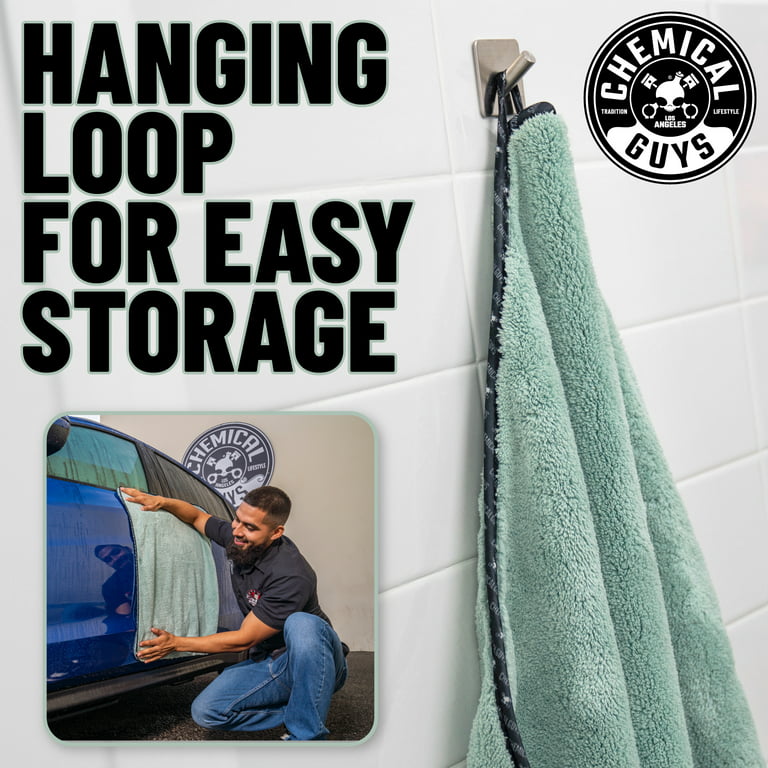 The Clean Garage Ultra Plush Twist Loop Drying Towel Mint Green