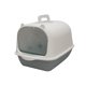 thumbnail image 1 of Inodoro cerrado jinwen Bandeja de arena desmontable portátil reutilizable Gris blanco, 1 of 8