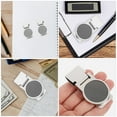 thumbnail image 3 of OUNONA 2 Pcs Porte-Argent en Acier Inoxydable pour Billets avec Design Rond Mince et Pince de Poche avant Sécurisée, 3 of 8