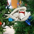 thumbnail image 4 of EWASWON Christmas Angel Dog Ornament, 8cm Small Acrylic Hanging Decor, New Design Christmas Tree Decoration for Holiday Parties, 4 of 5