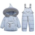thumbnail image 1 of Winter Snowsuit, Children Clothing Sets Winter Hooded Duck Down Jacket Snowsuit, 1 of 3
