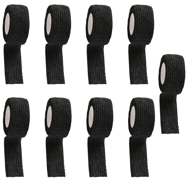9 Pack 1"Self Adhesive Wrap Self Stick Wrap For Ankle Wrist Finger Wrap Power For Compression