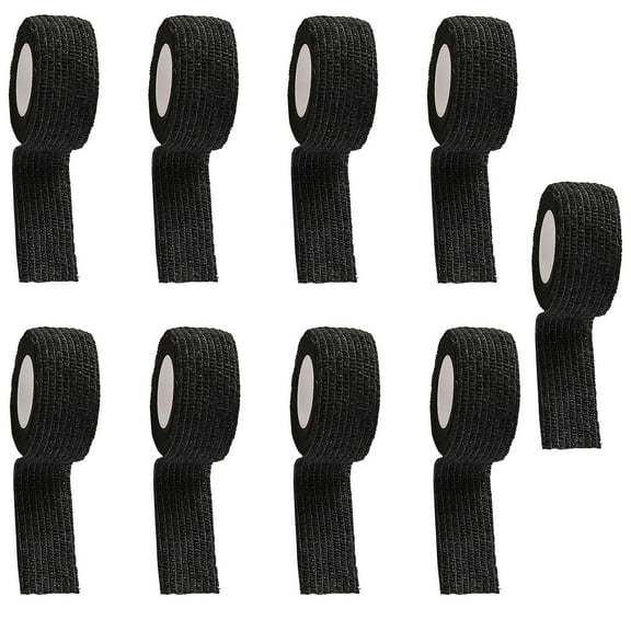 ​​GiLiling 9-Pack 1-Inch Self-Adhesive Compression Wrap with Medical-Grade Adhesion, Ankle Wrist Finger Support Band for Therapy Requirements​​