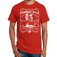 thumbnail image 2 of Mens Steamboat Willie T-Shirt - Classic Vintage Label 1928 Cartoon Shirt, Red Small, 2 of 3