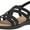 Black, variant on Easy Street Women's Lobo Sandal, Tan, 7.5