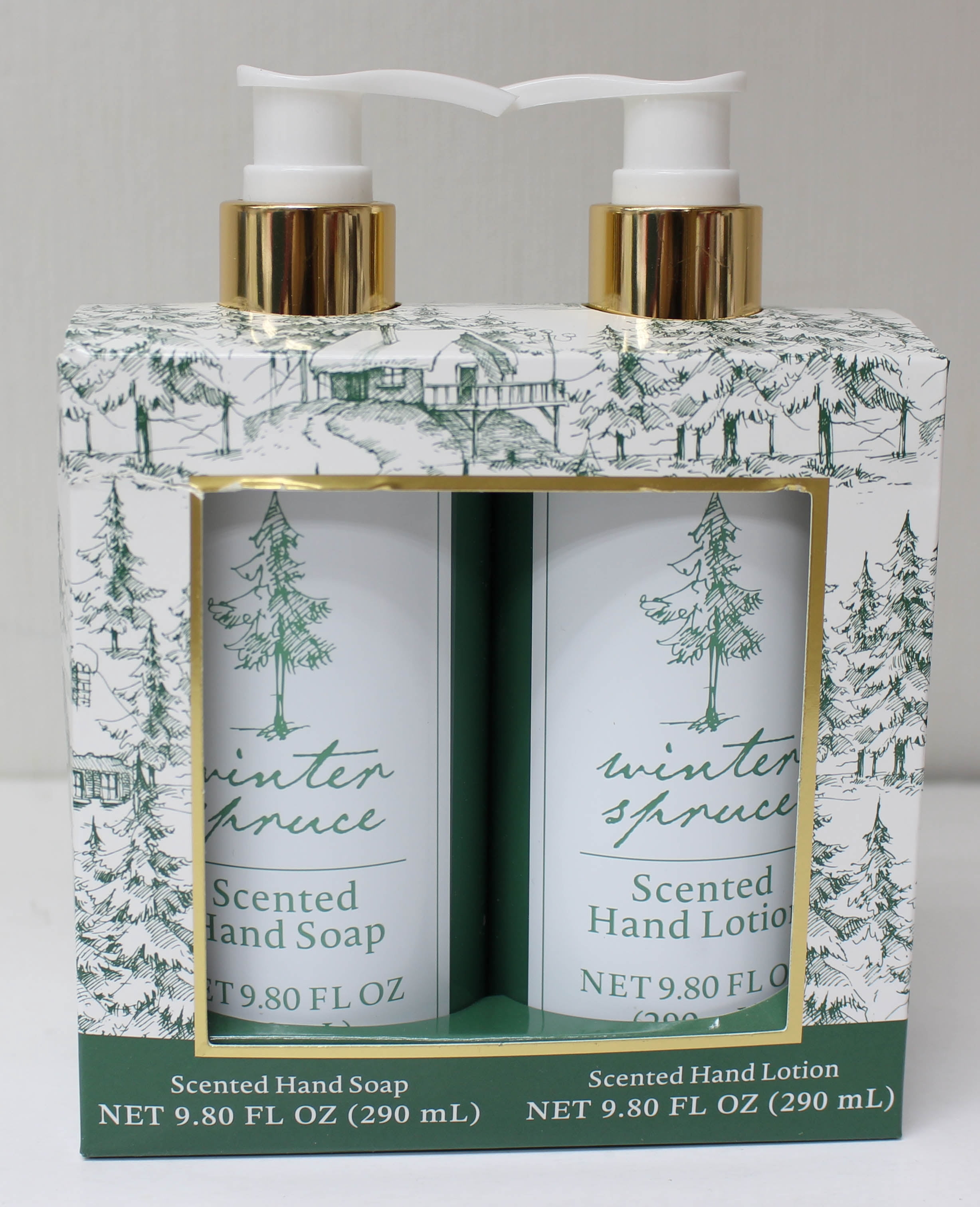 U Style, Winter Spruce Scented, Hand Soap and Lotion Set