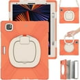 thumbnail image 5 of Funda con soporte de anillo ajustable para iPad de 9,7 pulgadas (2018) con correa para el hombro, gran soporte de anillo ajustable, protección contra golpes., 5 of 5