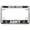 Chrome -Style 1, variant on [Officially Licensed Product] - Motorcycle Metal License Plate Frame with United States Army Design - Black