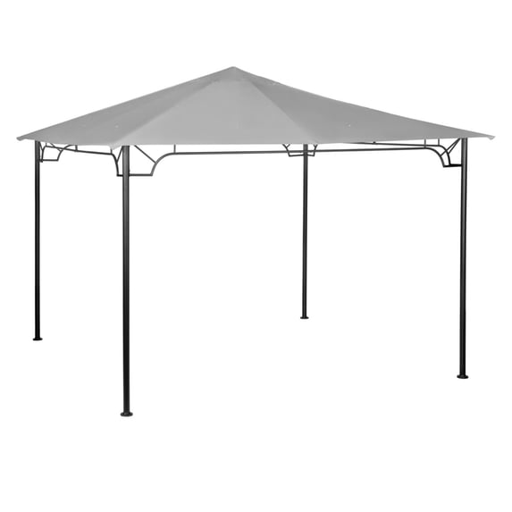 Garden Winds Replacement Canopy Top Cover for the Living Accents 10' Gazebo - Slate Gray