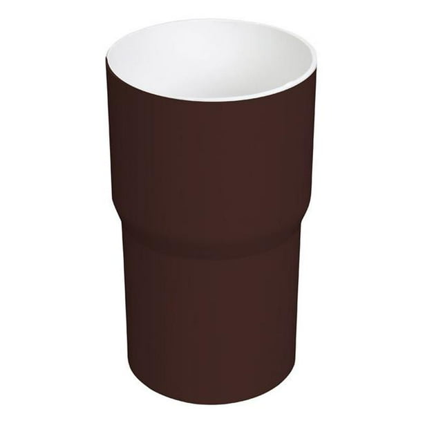 Plastmo 5005398 Classic 3 In Brown Vinyl Downspout Connector Walmart Com Walmart Com