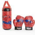 thumbnail image 3 of Spider-Man Punching Bag for Kids, Boxing Sack Toy with Boxing Gloves and Adjustable Stand, Birthday Gift for Boys 4-9 Years, 3 of 5
