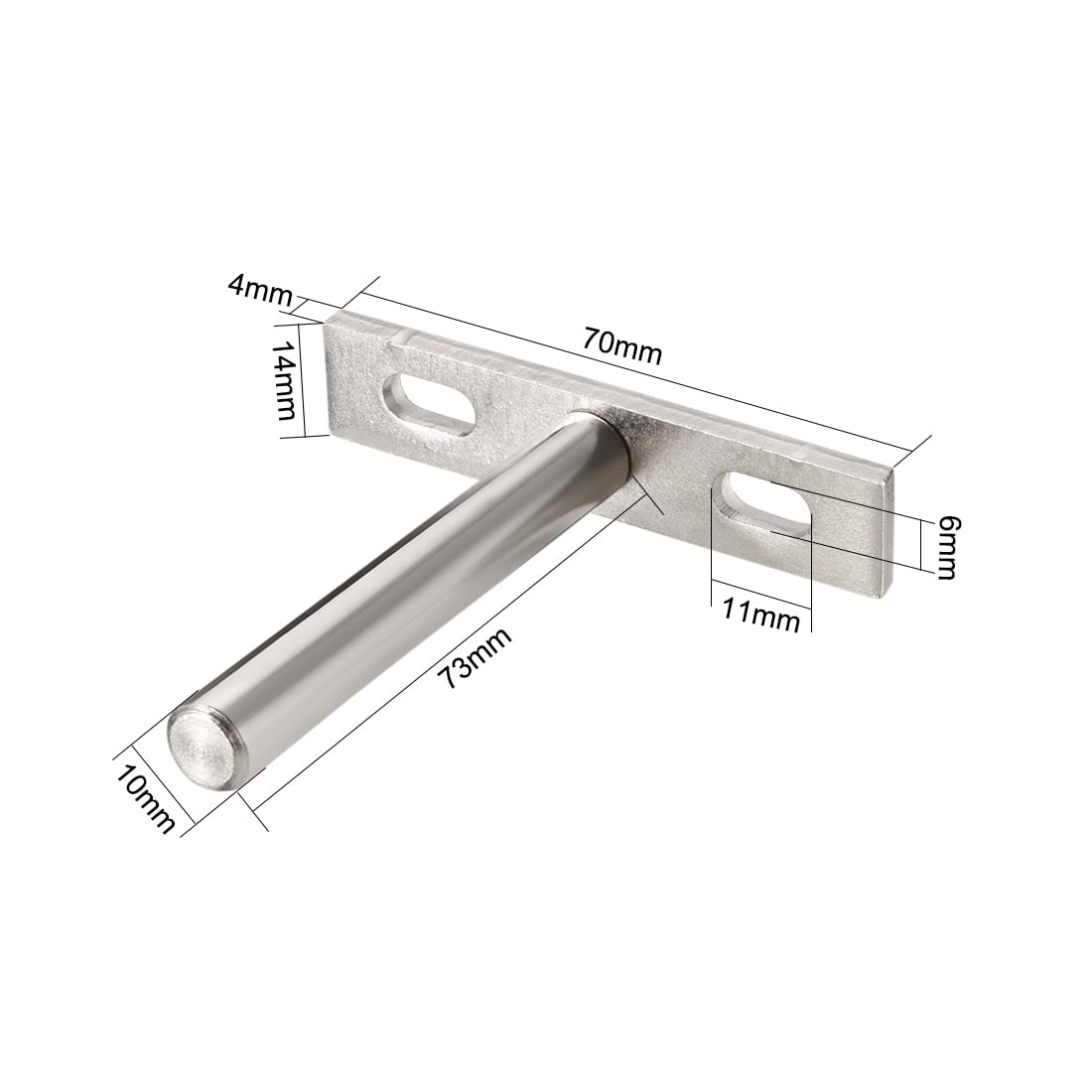 Hidden Blind Supports for Concealed Shelves 3.86 98mm Ruesious Invisible Floating Shelf Brackets Pack of 2