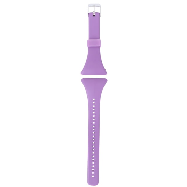 Correa de reloj de plástico de repuesto de liberación rápida, compatible con POLAR FT4/FT7 (morado).