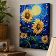 thumbnail image 2 of Cheapark Handmade Self Adhesive Sunflower Canvas Print Wall Art Indoor Home Hanging Decor Gift, 2 of 5